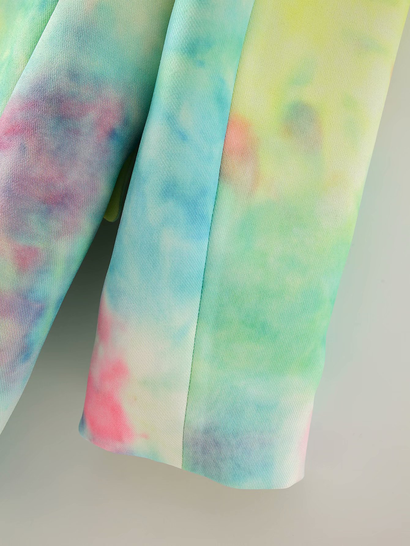 Colorful Tie-Dye Suit Fashion Casual Loose Double-Breasted Suit Jcket