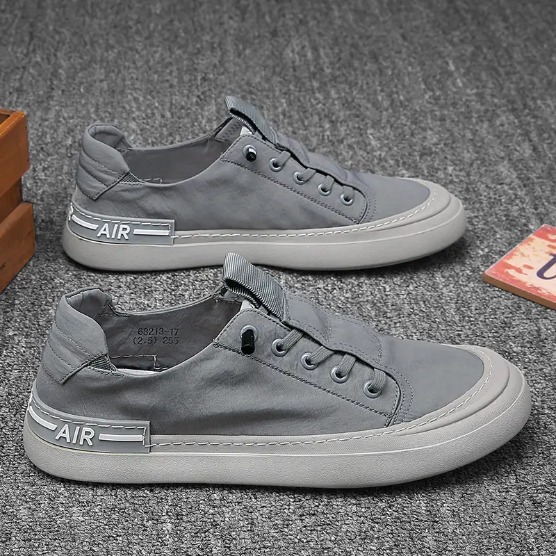 Men's Breathable Ice Silk Casual Canvas Sneakers