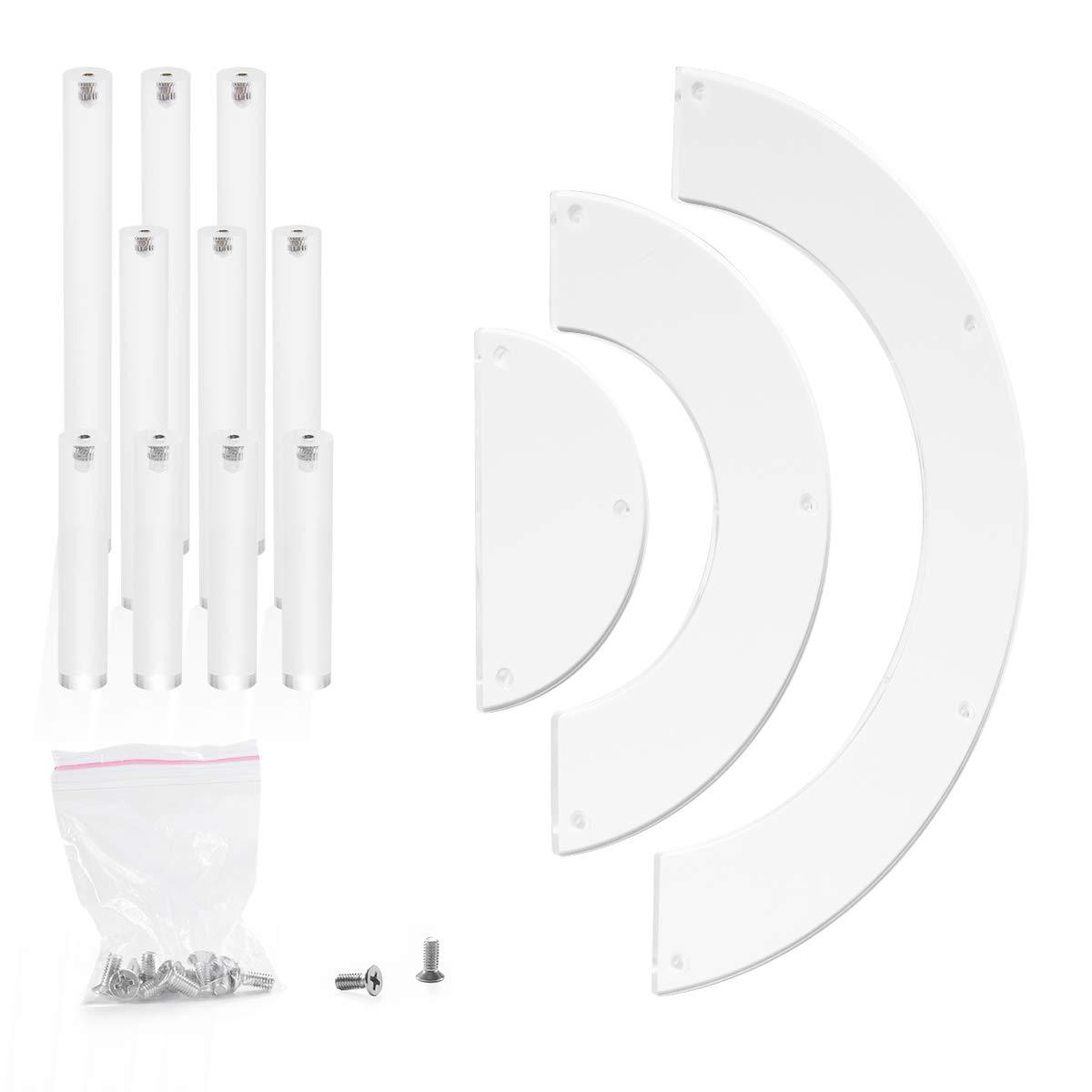 Ladder type cake stand acrylic display stand transparent