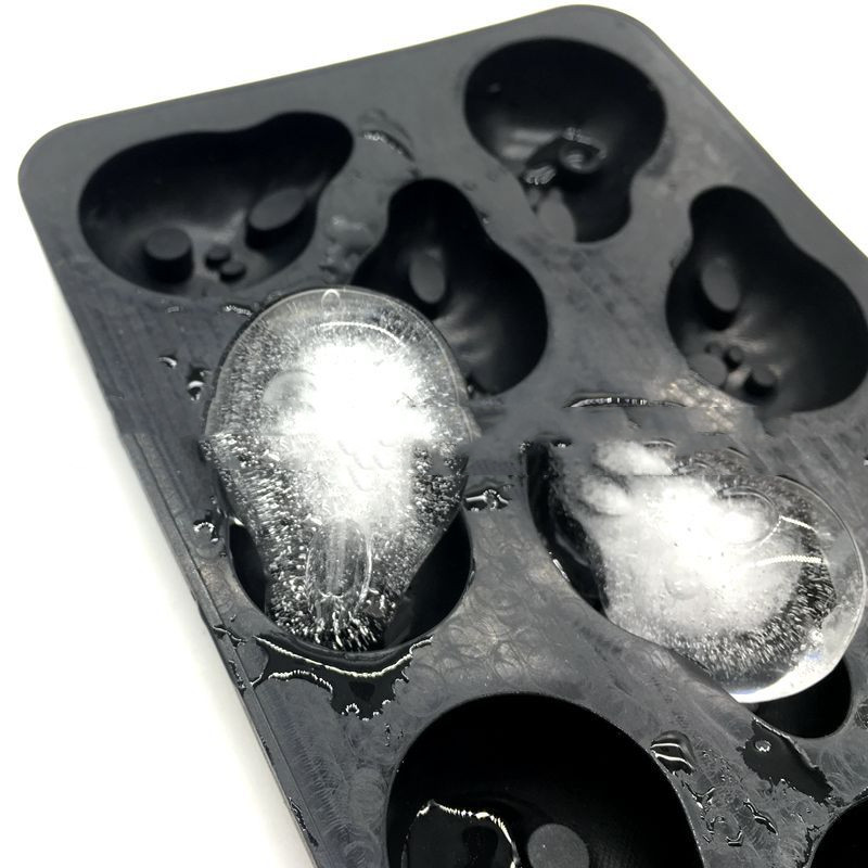 Creative DIY Halloween Screaming Ice Tray Screaming Silicone Ice Tray