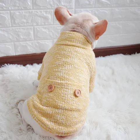 Dog Winter Sweater Turtleneck Keep Warm