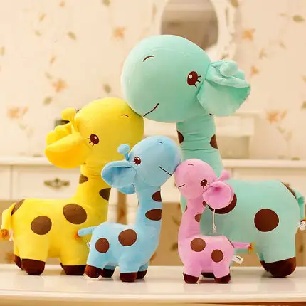 Creative Plush Toy Color Giraffe Doll Grab Machine Doll Machine