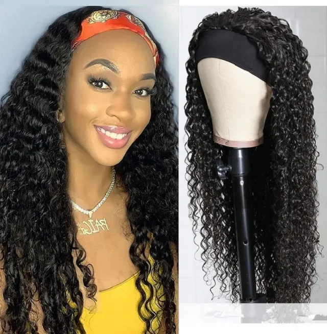 Europe,America,African Small Curly Hair Black Fluffy Chemical Fiber Hair With Wig Headgear Black - Shop at LoveMi