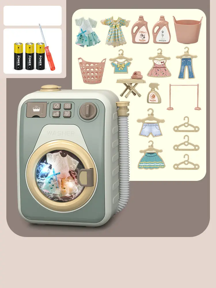 Mini Cleaning Toy Set Simulation Small Household Appliances Series