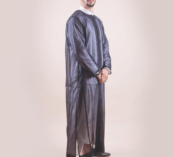 Spot Spring Youth Loose Clear Tulle Black Men'S Tunic Pullover