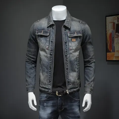 Men's Denim Jacket Plus Size