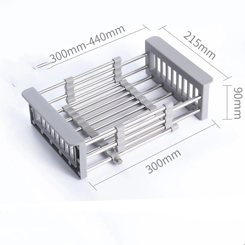 Title 1, Retractable Stainless Steel Sink Drain Basket. ...