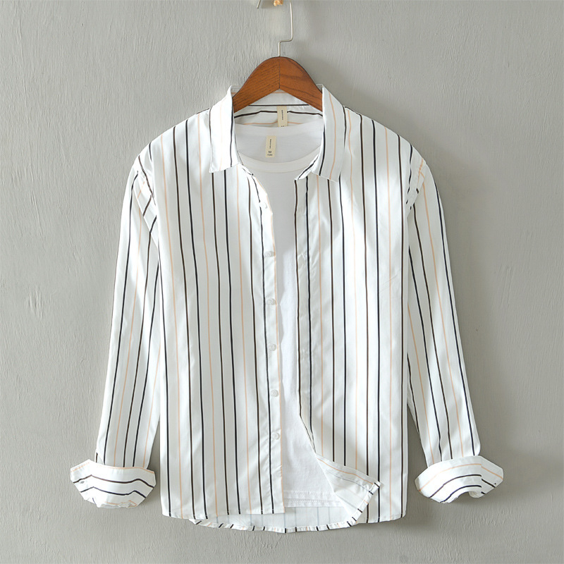 Casual Trend Color Striped Shirt
