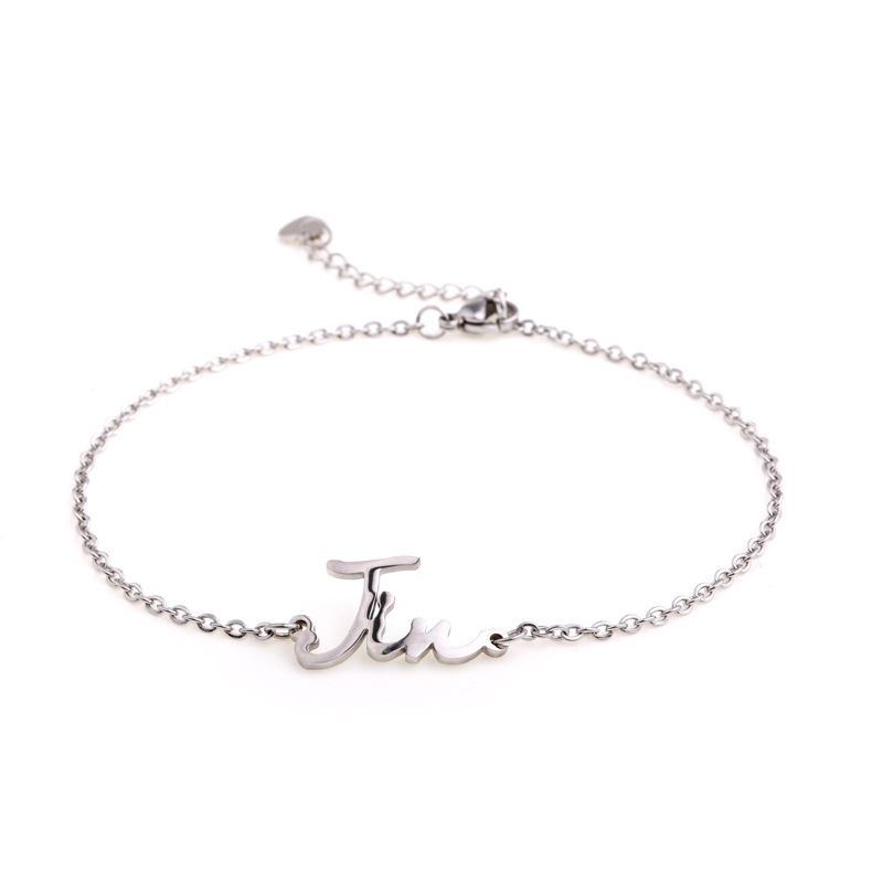 Name Peripheral Simple Bracelet Birthday Gift Bracelet Orbiter