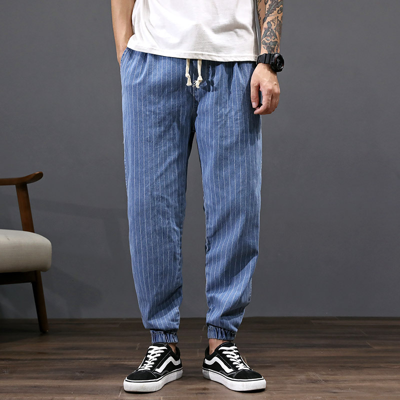 Title 4, Pantaloni Harem da uomo in jeans larghi