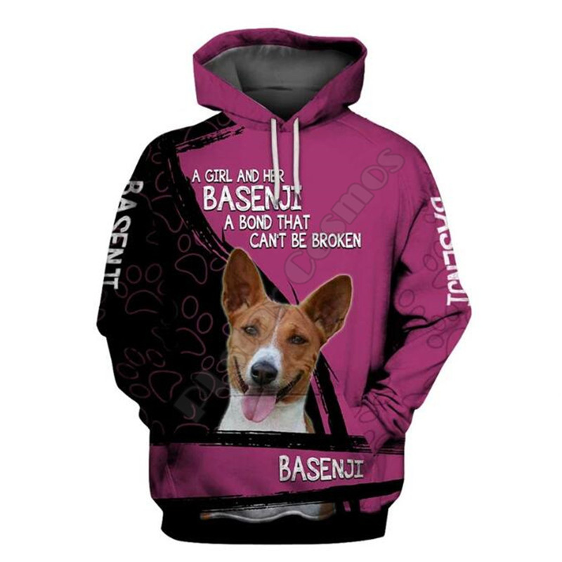 Title 5, Hund 3D-Digitaldruck-Pullover-Hoodie