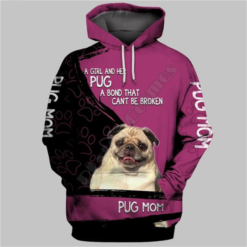 Title 4, Hund 3D-Digitaldruck-Pullover-Hoodie