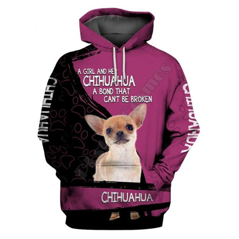 Title 9, Hund 3D-Digitaldruck-Pullover-Hoodie