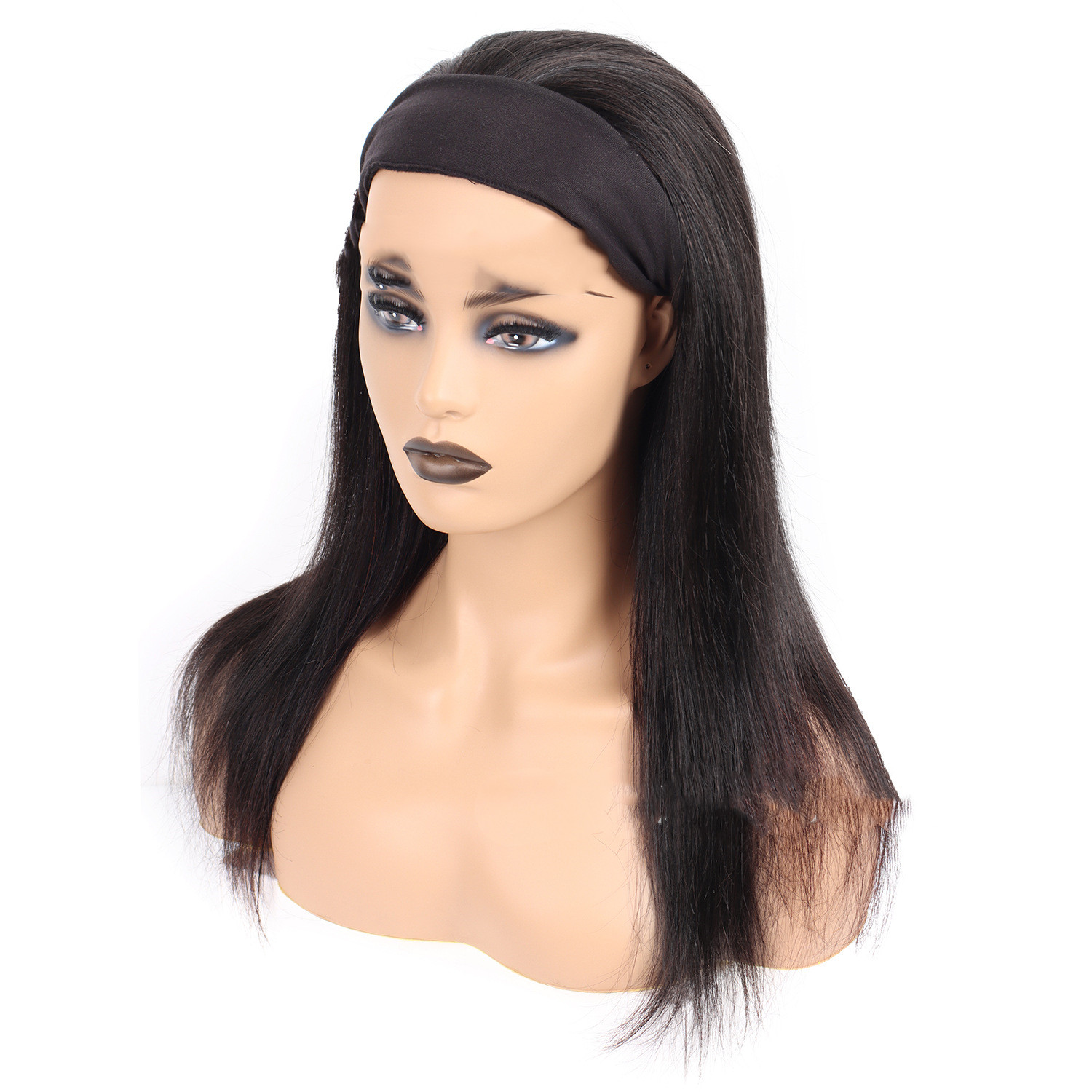 Human Hair Headband Wigs Hair Is Reversed, Hair Band, Wig And Headgear J - Shop at LoveMi