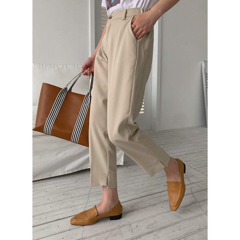 Drape Loose And Thin Casual Straight-Leg Pants