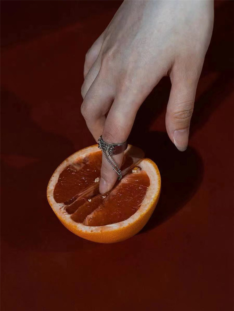 Fringed Bundled  Ring Girdle Shape Student Ring