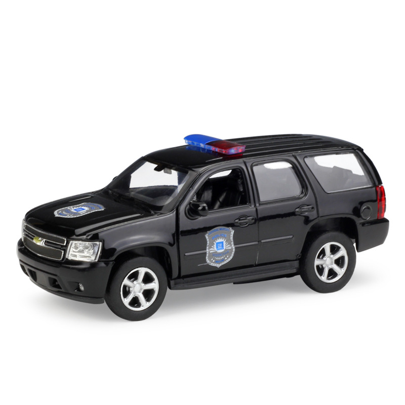 Title 2, Police Car Simulation Alloy Car Model Pull Back...