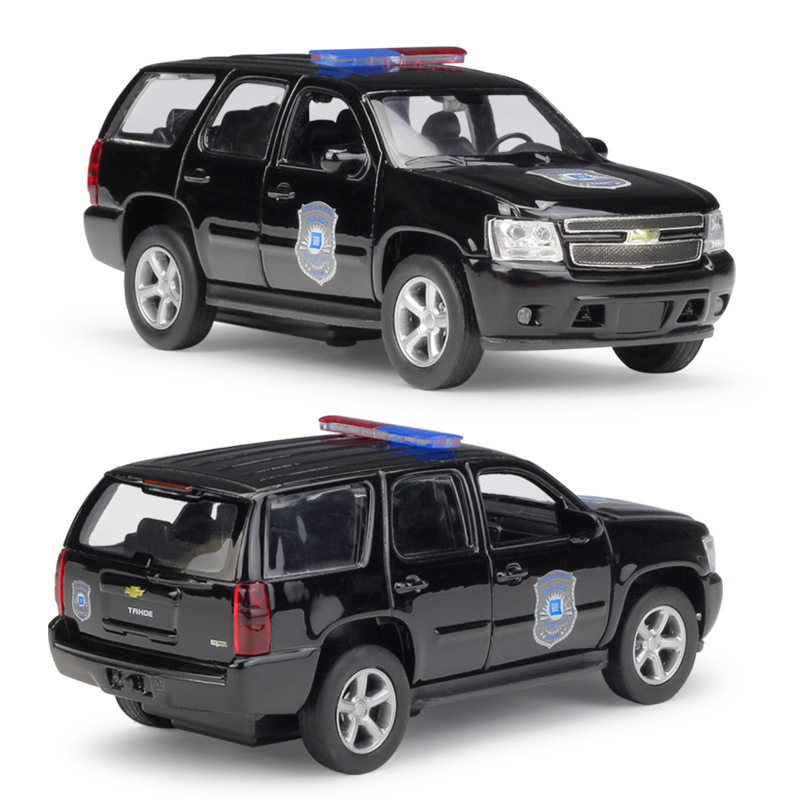 Title 4, Police Car Simulation Alloy Car Model Pull Back...