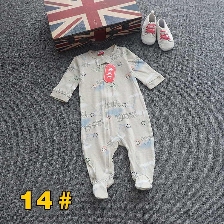 Newborn  Baby One-piece Footwear Pajamas With Foot Romper