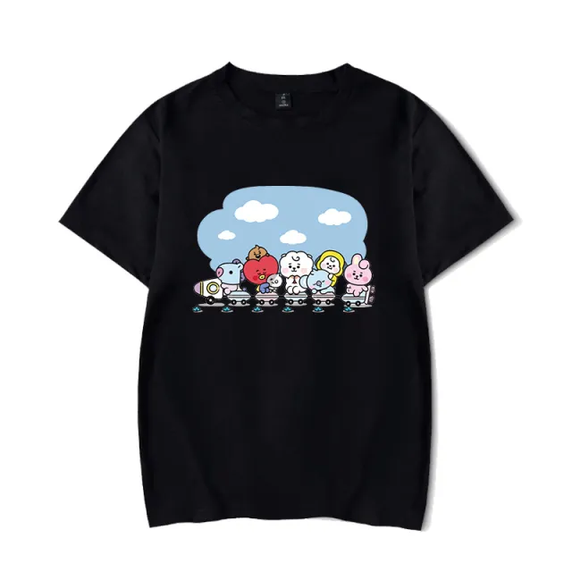 Short sleeved T Shirt Korean Version Of The Fashion Couple Jacket 10 Style M - Shop at LoveMi