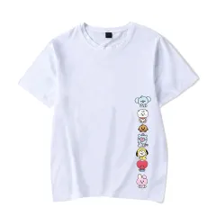 Short-sleeved T Shirt Korean Version Of The Fashion Couple Jacket - 5 Style-2Xl - View 1