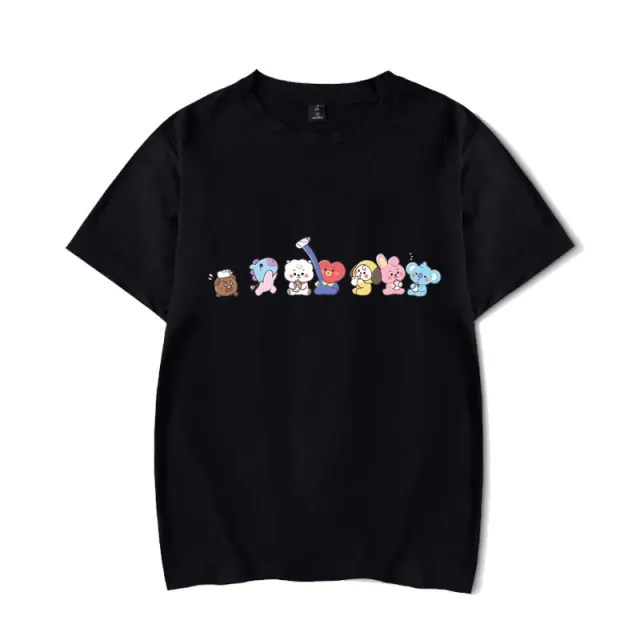 Short sleeved T Shirt Korean Version Of The Fashion Couple Jacket 4 Style S - Shop at LoveMi