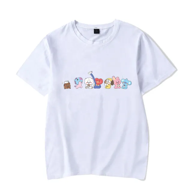 Short sleeved T Shirt Korean Version Of The Fashion Couple Jacket 2 Style Xl - Shop at LoveMi