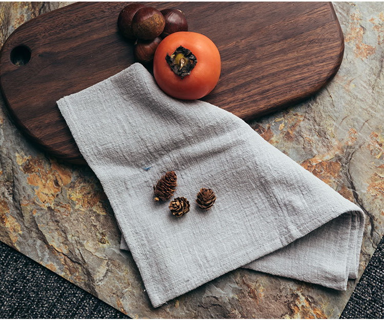 Title 2, Japanese-style Plain Cotton And Linen Tea Towel