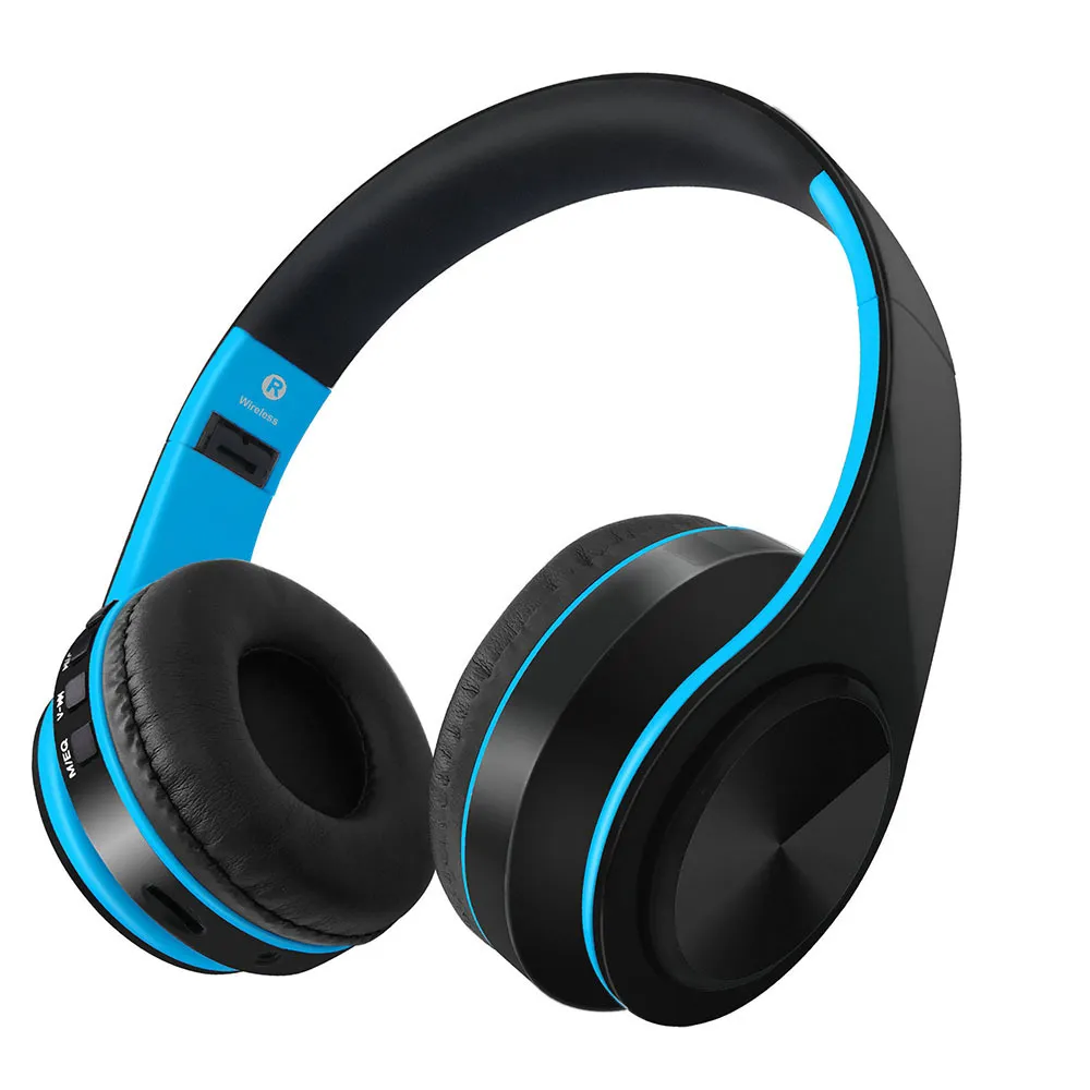 HIFI Wireless Headphones Bluetooth Stereo Headset Music Headset FM SD Card Sport Headphone With Mic For PC – image 4