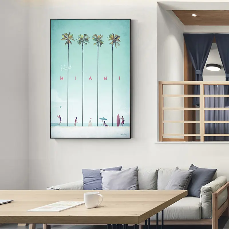 Oil Painting Canvas Art Feather Woman Decorative Frameless