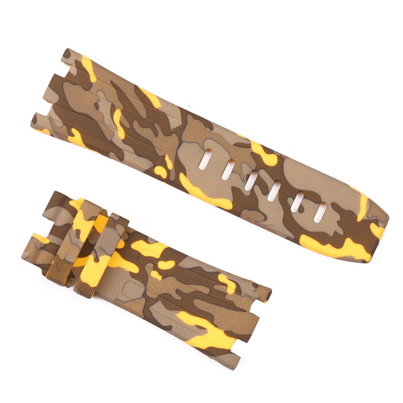 إكسسوارات ساعات رجالية ونسائية بحزام مطاطي