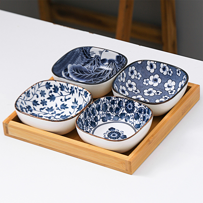 Title 7, Japanese Style Square Dessert Plate