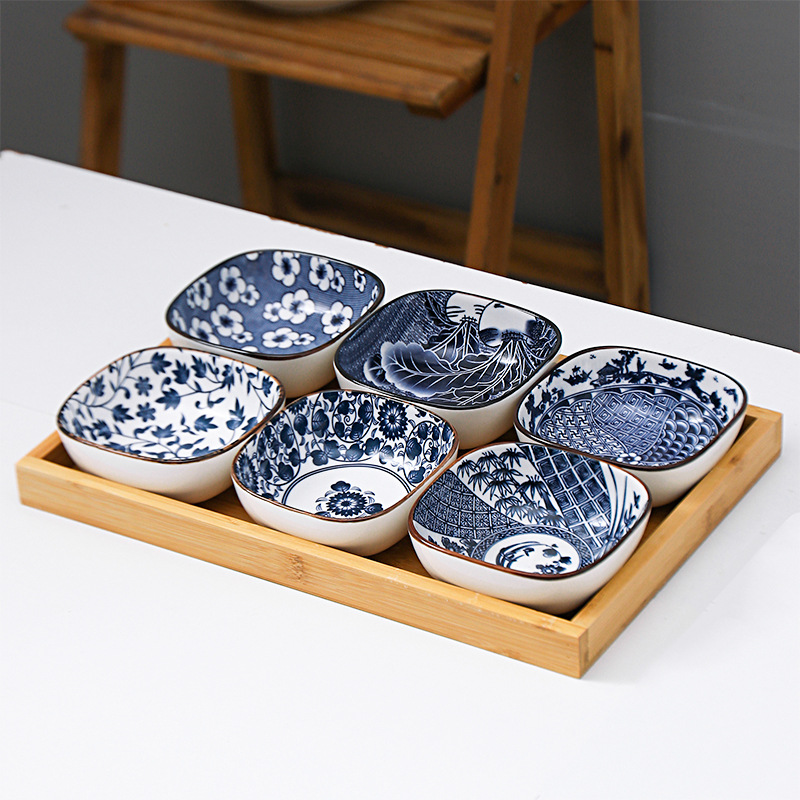 Title 14, Japanese Style Square Dessert Plate