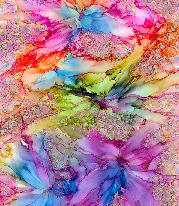 Diamond Painting Color Flowers Round Diamond - Shop at LoveMi