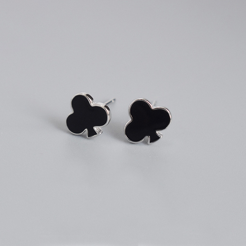 Title 5, Pendientes Epoxy Spades Pendientes de flor de c...