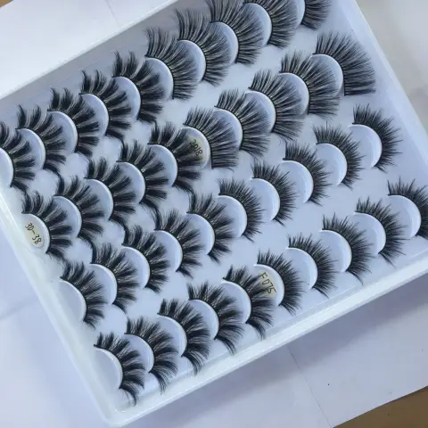 20 Pairs of False Eyelashes Three-dimensional Multi-layer Mixed