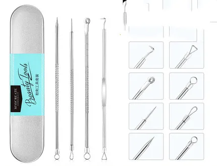 Forceps Cell Squeezing Acne Tool Special Artifact Suit For Beauty Salon Cosmetics - Shop at LoveMi