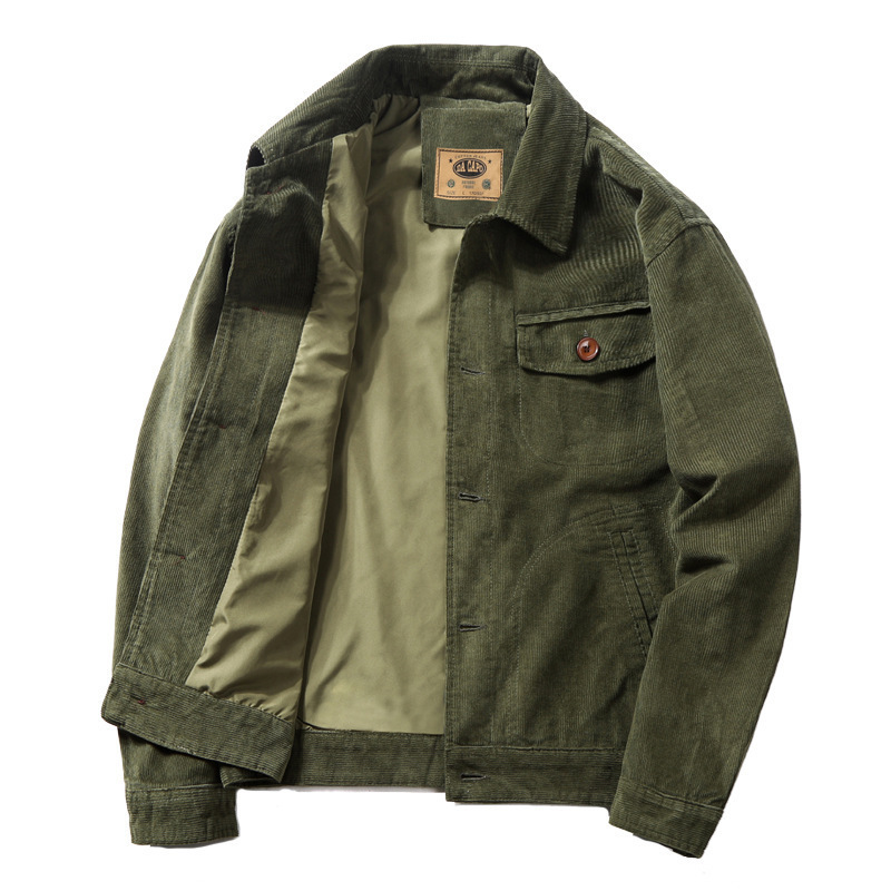 Men's Corduroy Retro Workwear Jacket
