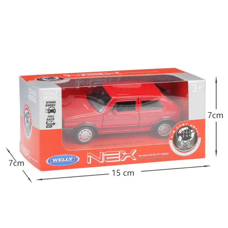GTI Simulation Alloy Car Model Pull Back Car