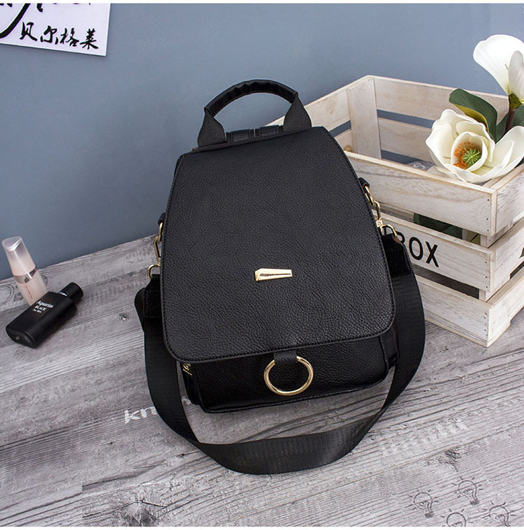 Mori Series Multi purpose Backpack For College Students Black - Shop at LoveMi