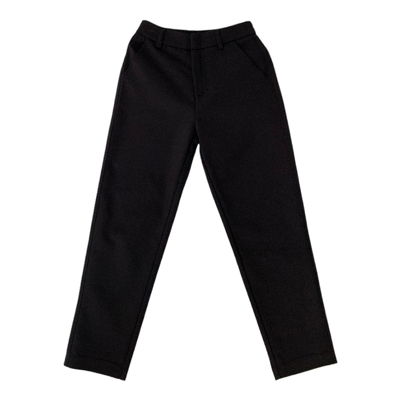 Title 4, Mid-High-Waist Nine-Point Casual Pants, gerade ...