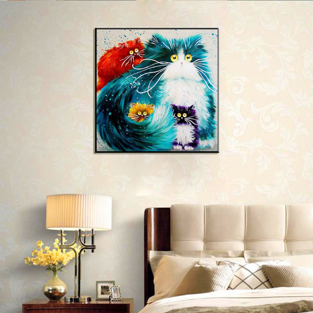 Animal Series Embroidered Cross Stitch Decorative Painting — image 1
