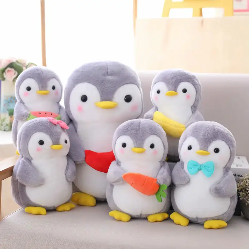 Cute Fruit Penguin Plush Toy Doll Ragdoll Birthday Gift