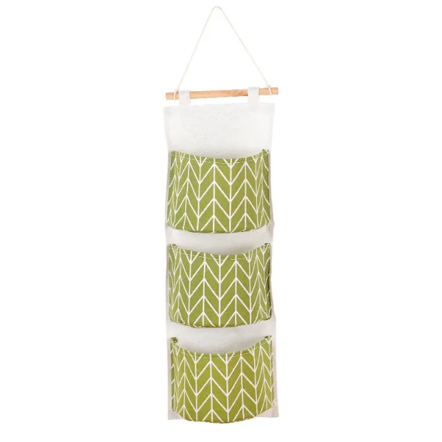 Hanging Storage Bags Wall Pocket Hanging Holder Organizer Various Storage Handheld For Home Decoration Kitchen Bathroom Green - Shop at LoveMi