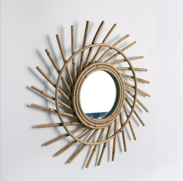 Woven Decorative Wall Mirror, picture 3 of 12