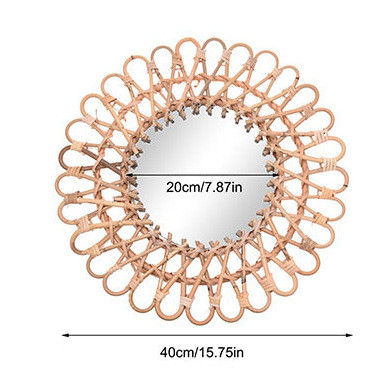Woven Decorative Wall Mirror, picture 9 of 12