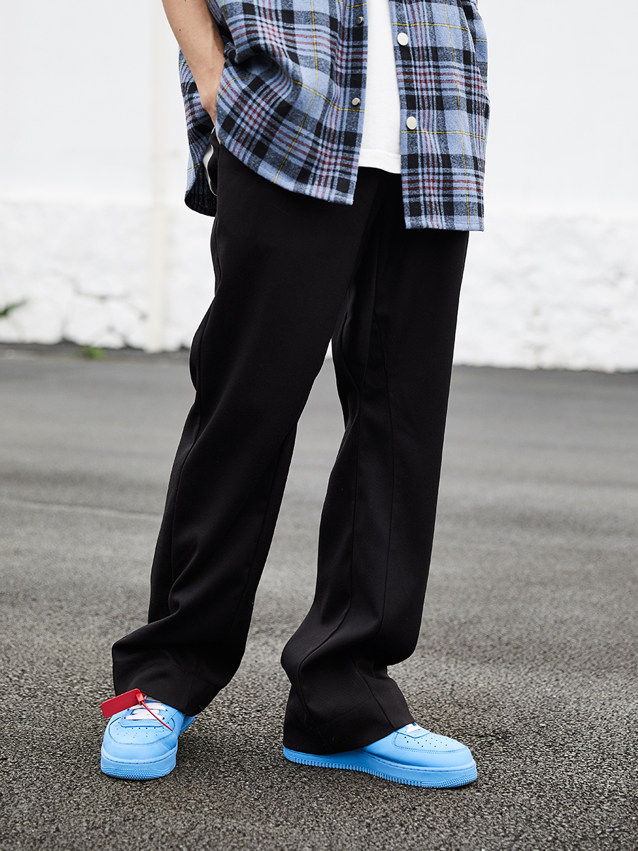 Suit Fabric Flared Long Fashion And Comfort Trousers