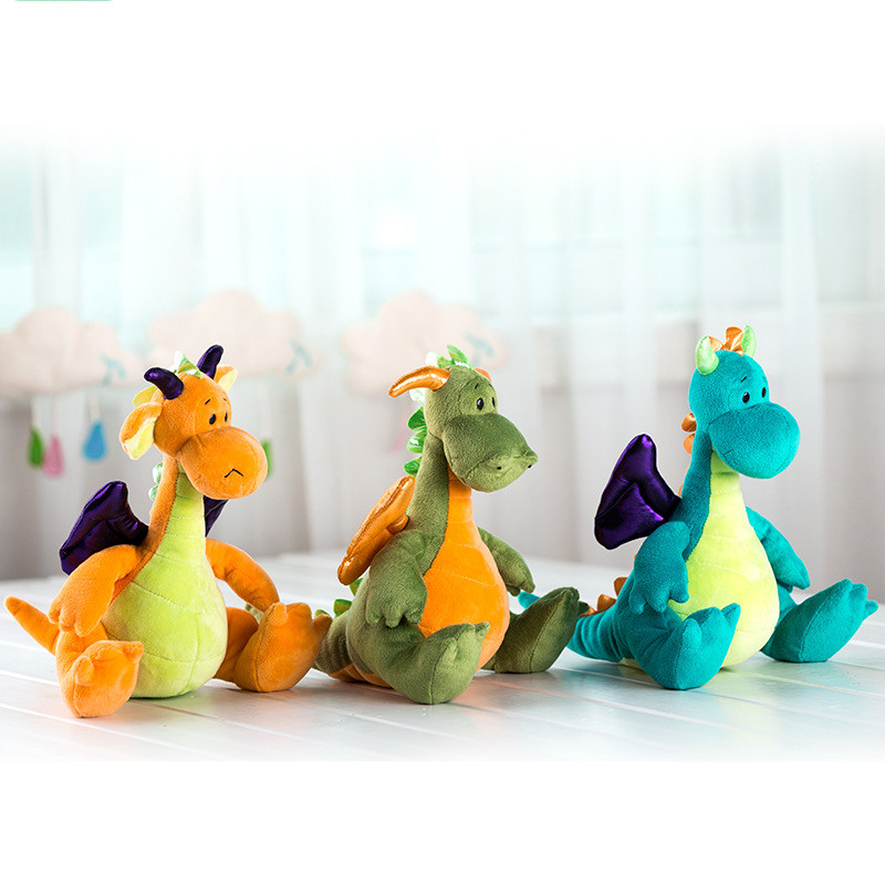 Cute Dinosaur Cloth Toy Creative Color Pillow