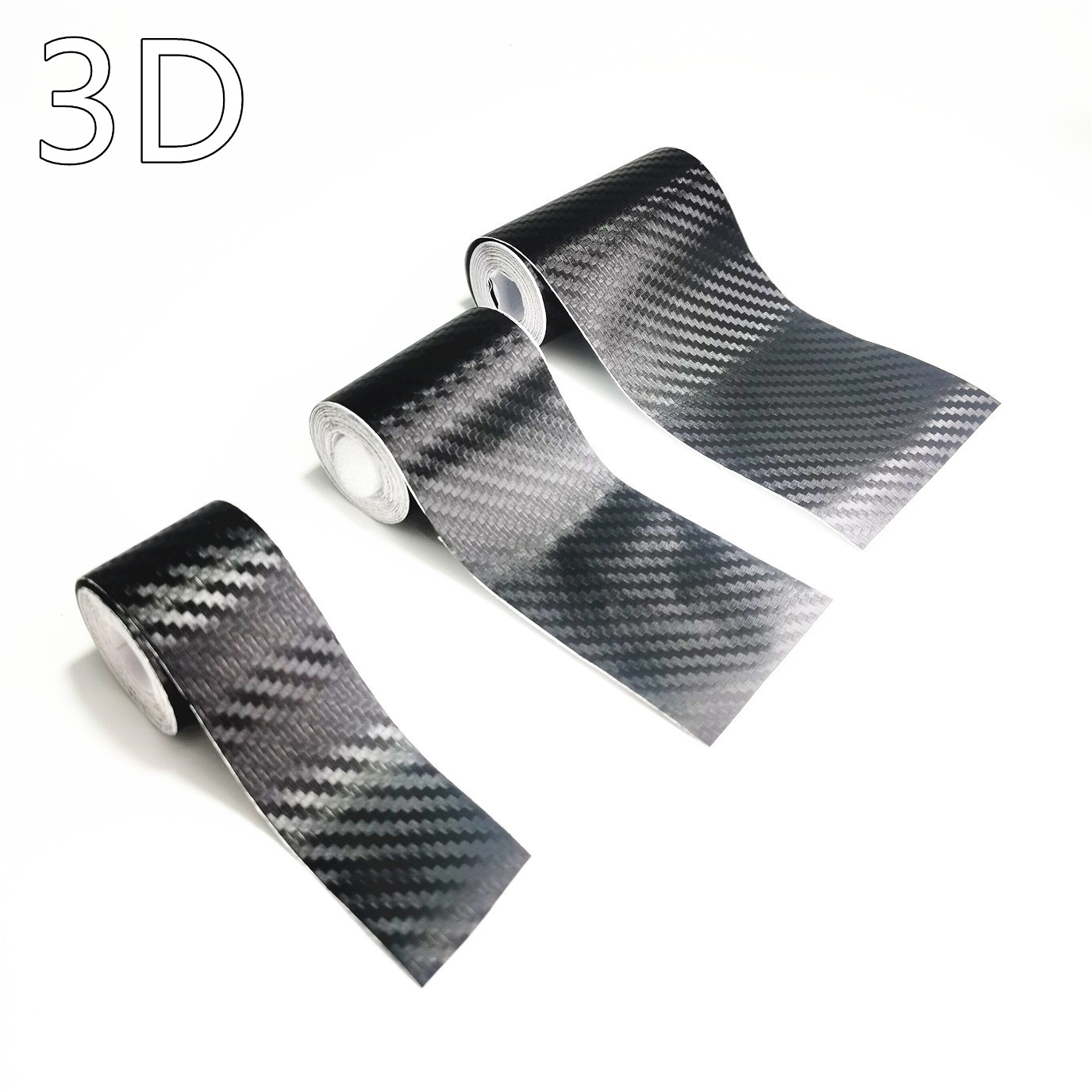 Carbon Fiber Car Sticker 3D Carbon Fiber PVC Material 1