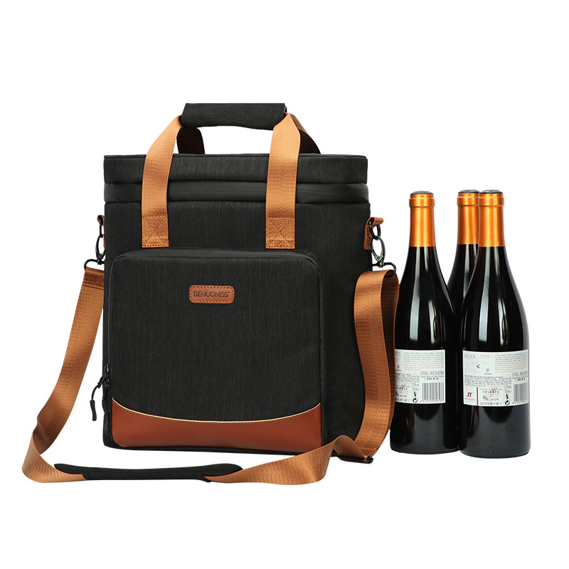 Title 3, Wine Cooling Bag, Leak Proof Picnic Cooler Bag,...